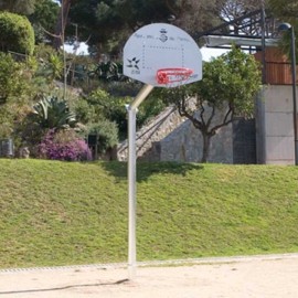 Cistella de bàsquet antivandàlica model Street